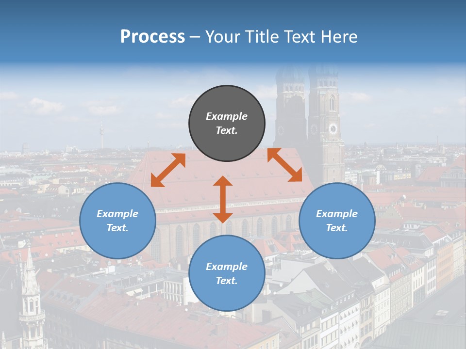 Architectural Structure In The Roman Forum Ruins, Rome, Italy. PowerPoint Template