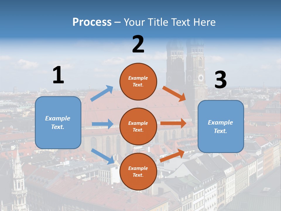 Architectural Structure In The Roman Forum Ruins, Rome, Italy. PowerPoint Template