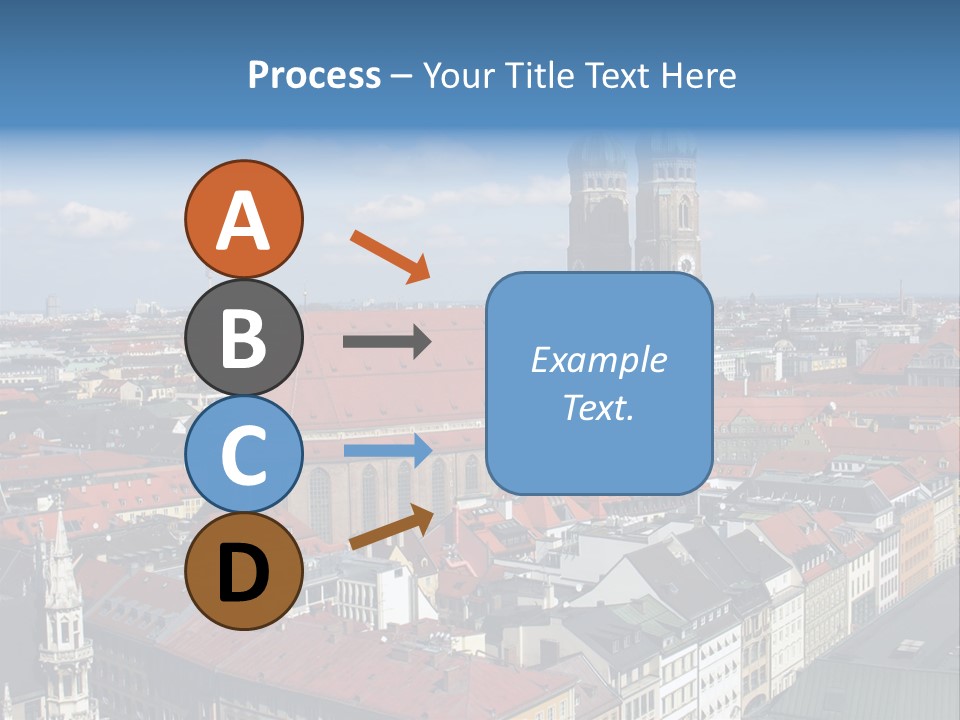 Architectural Structure In The Roman Forum Ruins, Rome, Italy. PowerPoint Template