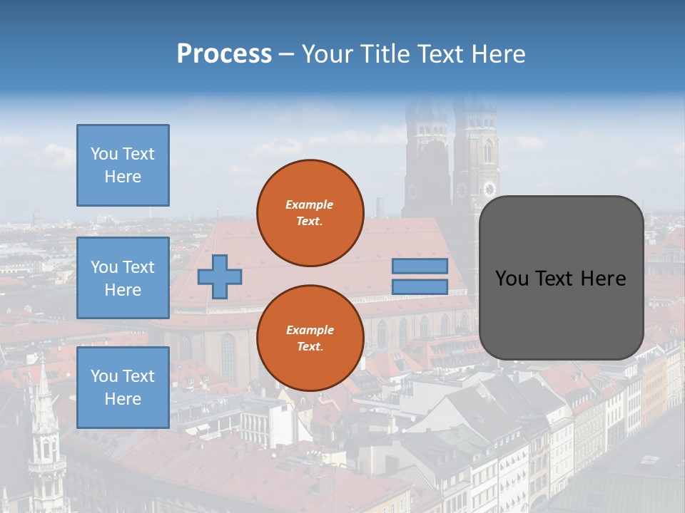 Architectural Structure In The Roman Forum Ruins, Rome, Italy. PowerPoint Template