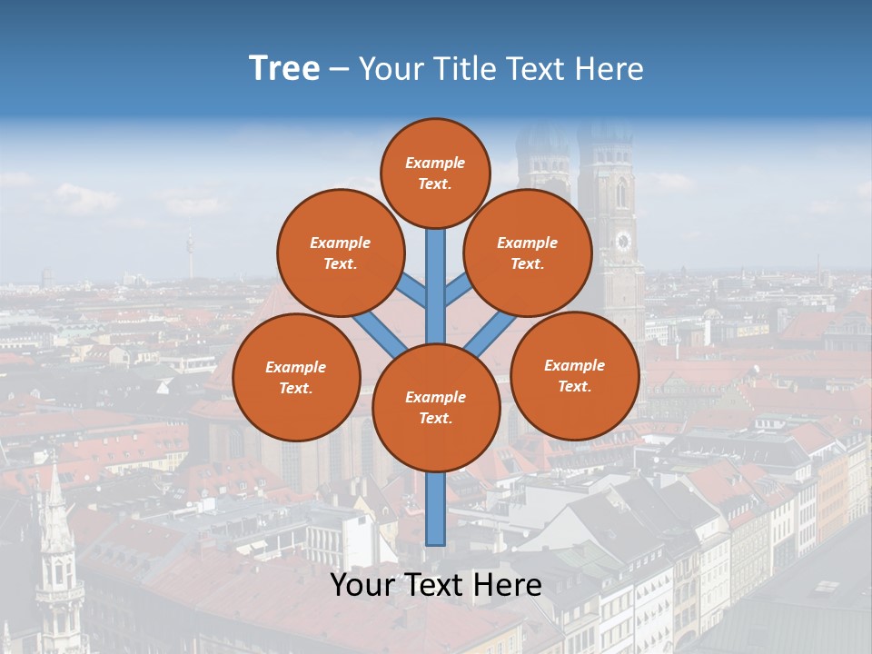 Architectural Structure In The Roman Forum Ruins, Rome, Italy. PowerPoint Template