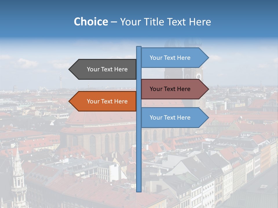 Architectural Structure In The Roman Forum Ruins, Rome, Italy. PowerPoint Template