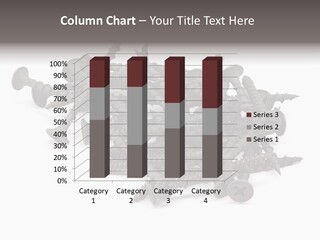 A Pile Of Screws On A White Background PowerPoint Template