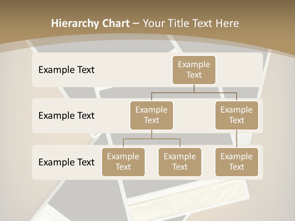 Blank Instant Photo Frames Against A Vignetted Cardboard Background PowerPoint Template