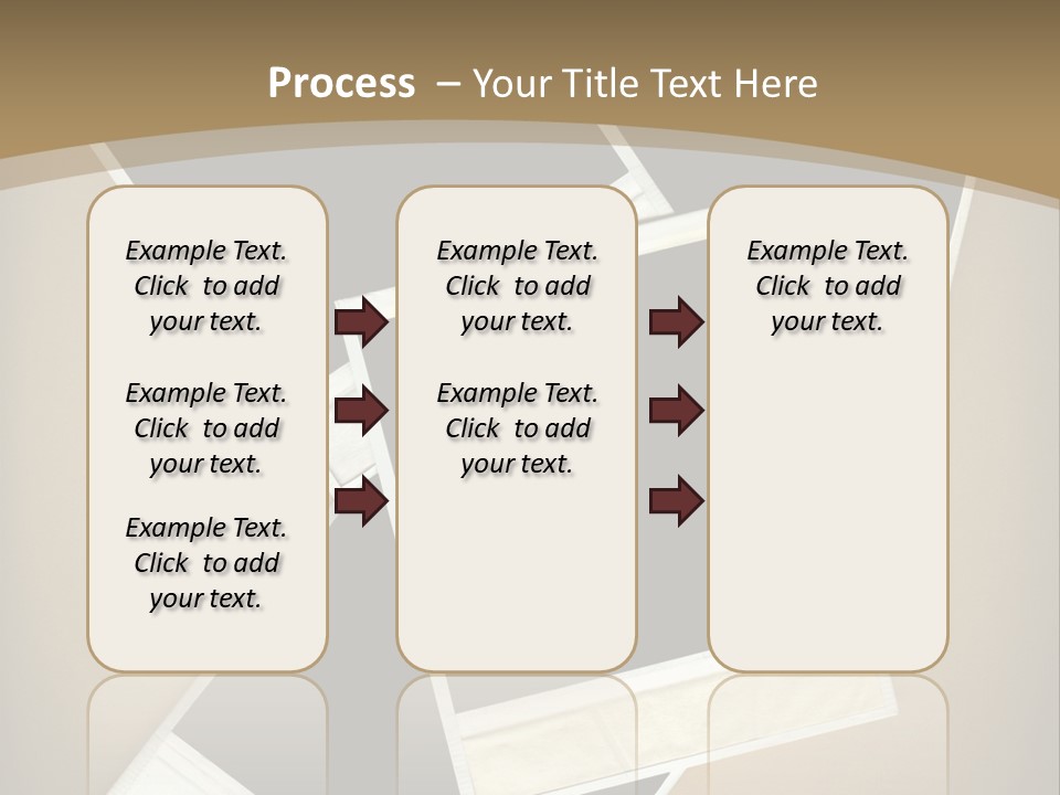 Blank Instant Photo Frames Against A Vignetted Cardboard Background PowerPoint Template