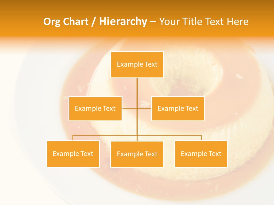 A White Plate Topped With A Pastry Covered In Orange Sauce PowerPoint Template
