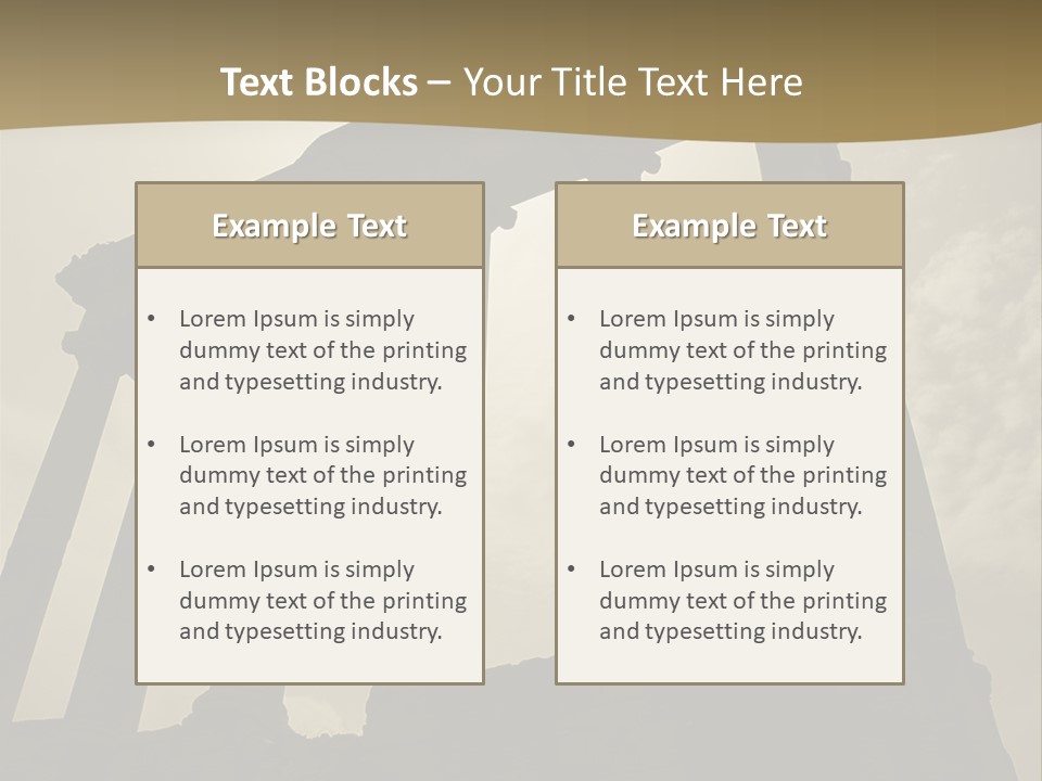 Architectural Structure In The Roman Forum Ruins, Rome, Italy. PowerPoint Template