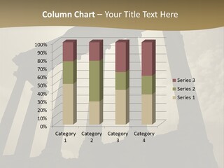 Architectural Structure In The Roman Forum Ruins, Rome, Italy. PowerPoint Template