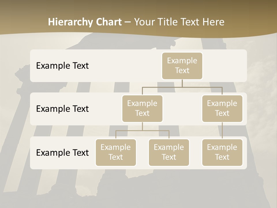 Architectural Structure In The Roman Forum Ruins, Rome, Italy. PowerPoint Template