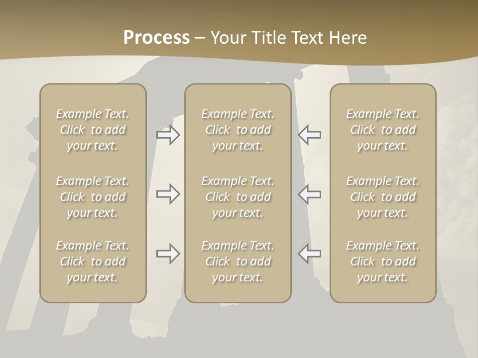 Architectural Structure In The Roman Forum Ruins, Rome, Italy. PowerPoint Template