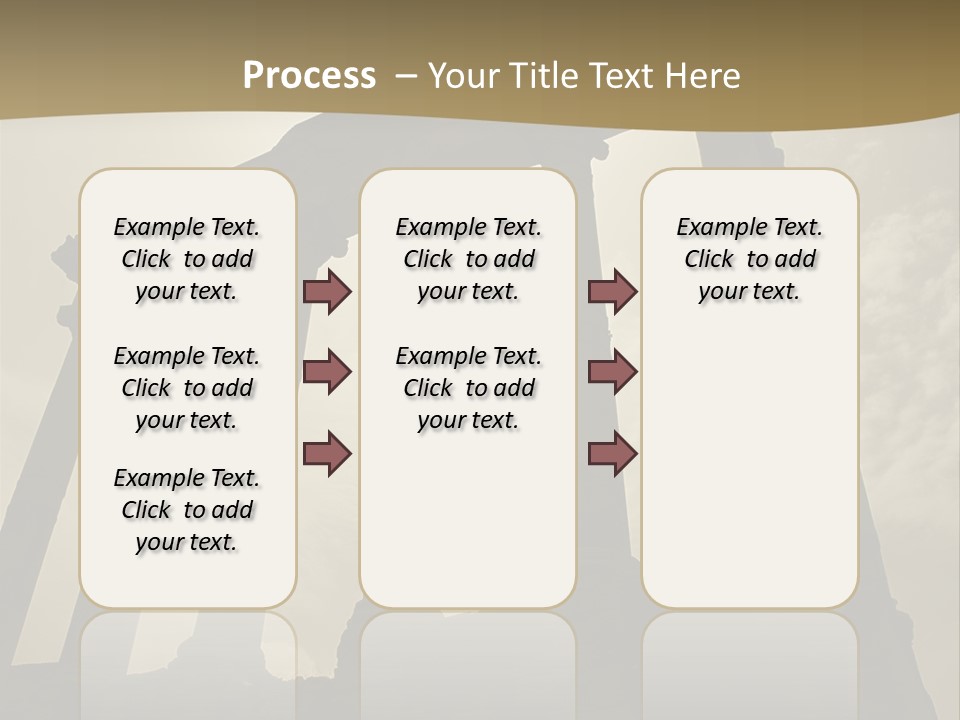 Architectural Structure In The Roman Forum Ruins, Rome, Italy. PowerPoint Template