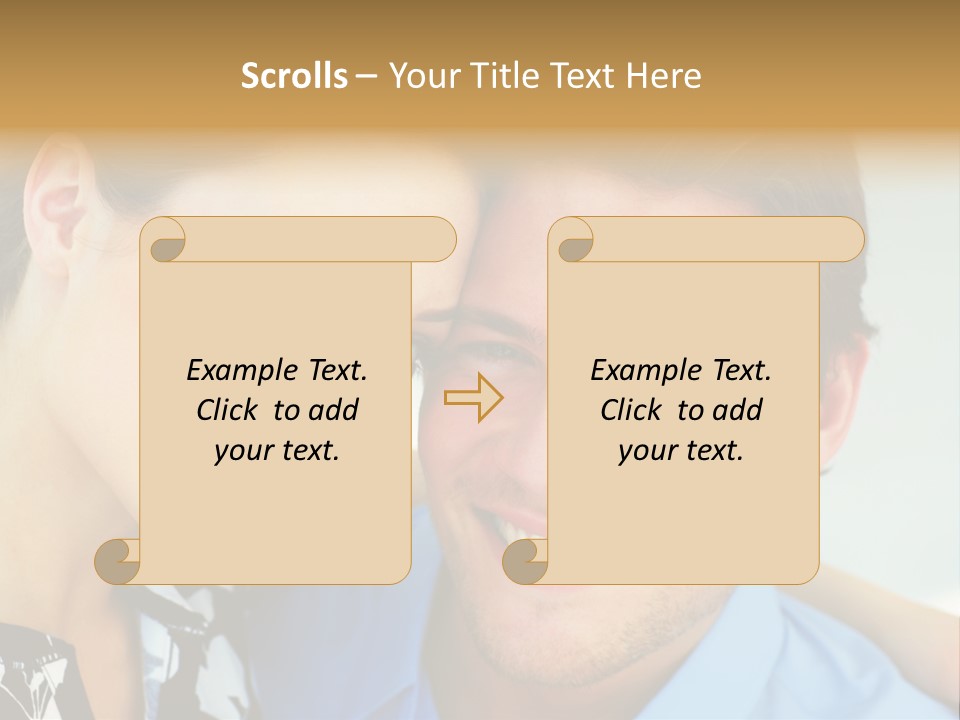 Cute Teenage Girl Wearing A Stylish Hat PowerPoint Template