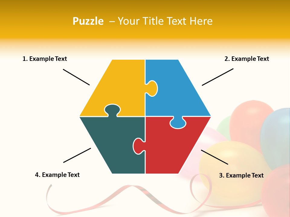 Plenty Of Colorful Balloons On A White Background PowerPoint Template