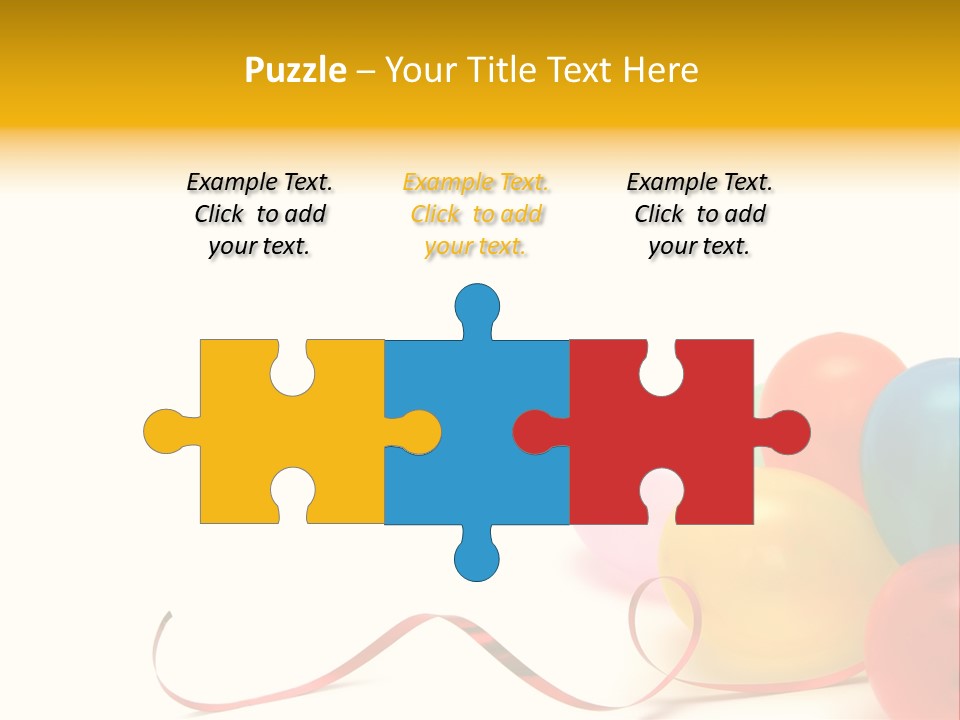 Plenty Of Colorful Balloons On A White Background PowerPoint Template