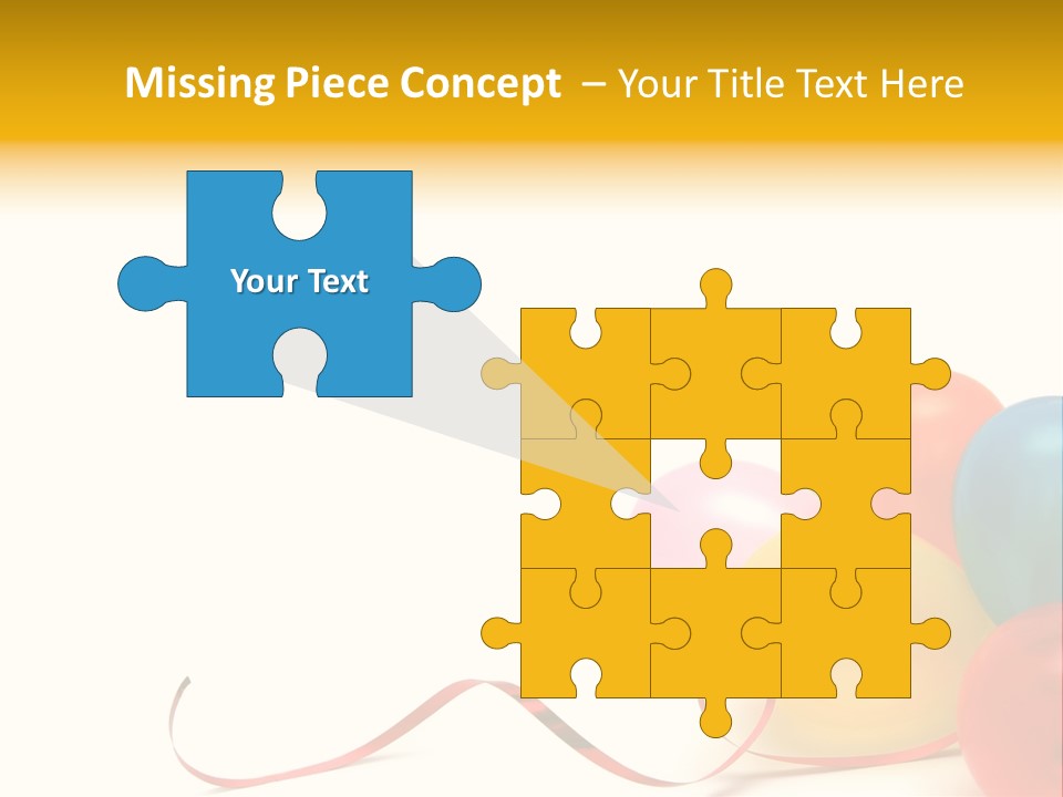 Plenty Of Colorful Balloons On A White Background PowerPoint Template