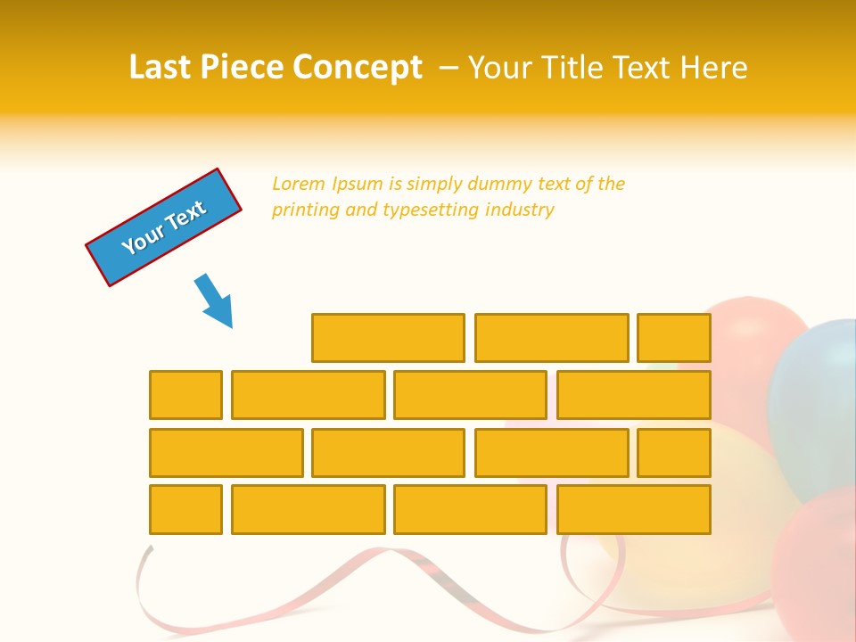 Plenty Of Colorful Balloons On A White Background PowerPoint Template