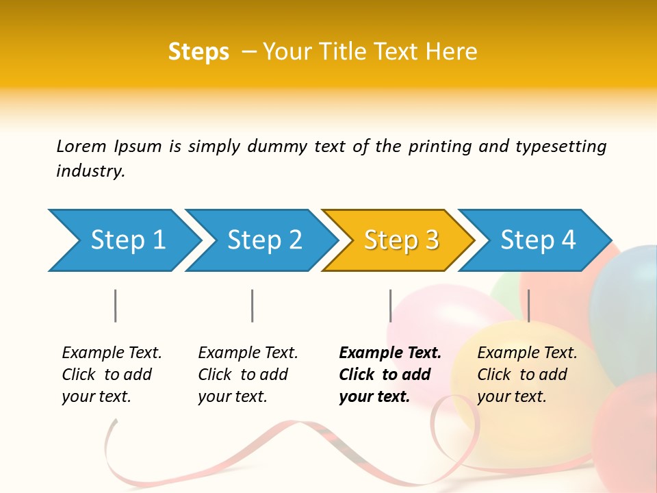 Plenty Of Colorful Balloons On A White Background PowerPoint Template