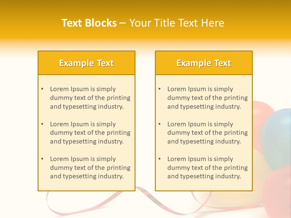 Plenty Of Colorful Balloons On A White Background PowerPoint Template