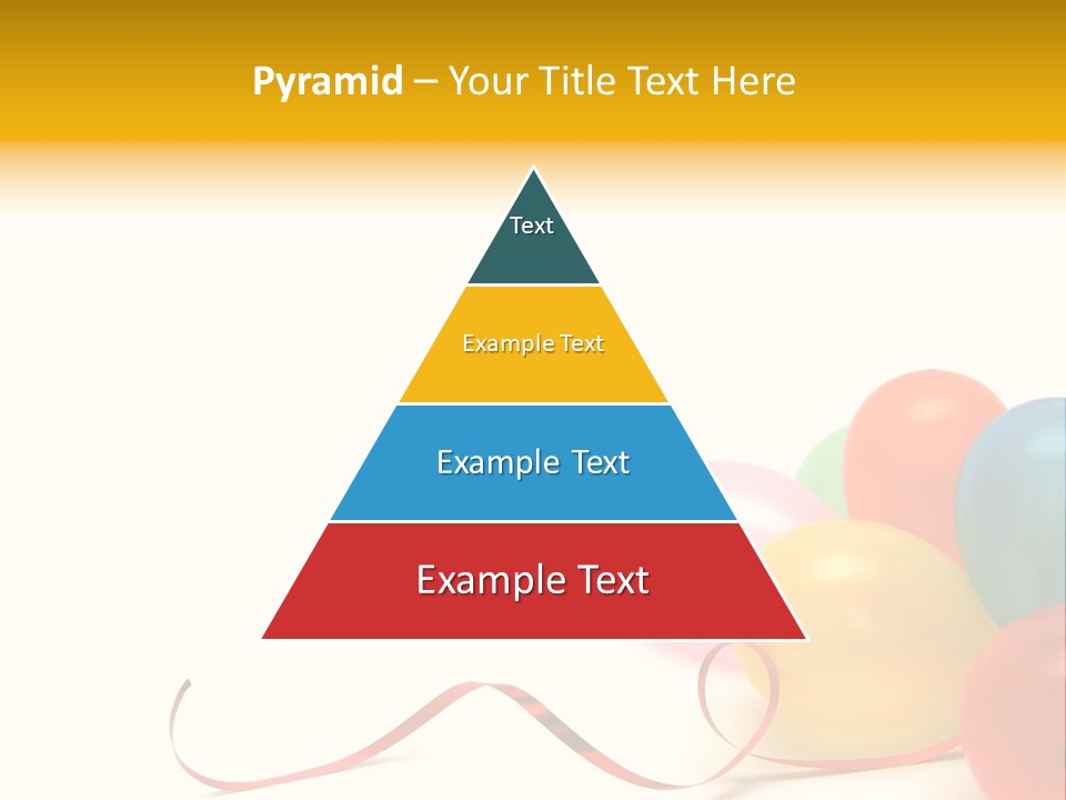 Plenty Of Colorful Balloons On A White Background PowerPoint Template