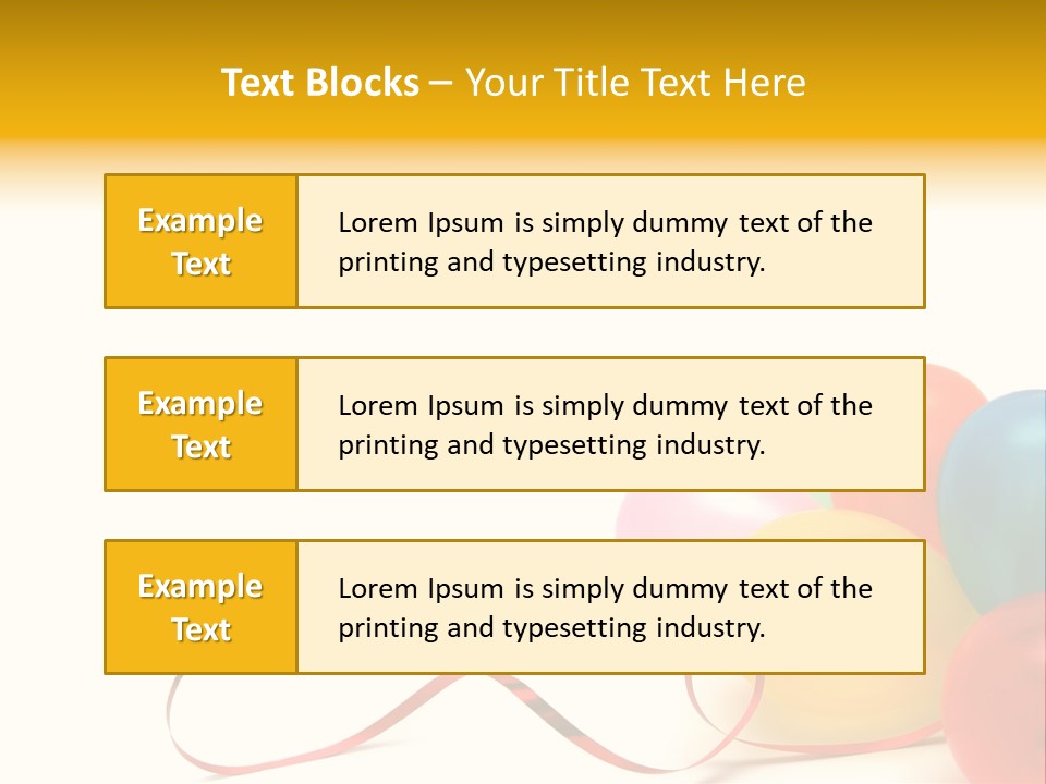 Plenty Of Colorful Balloons On A White Background PowerPoint Template