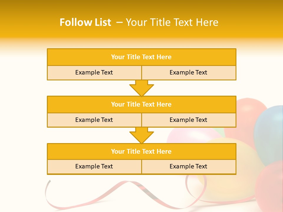 Plenty Of Colorful Balloons On A White Background PowerPoint Template