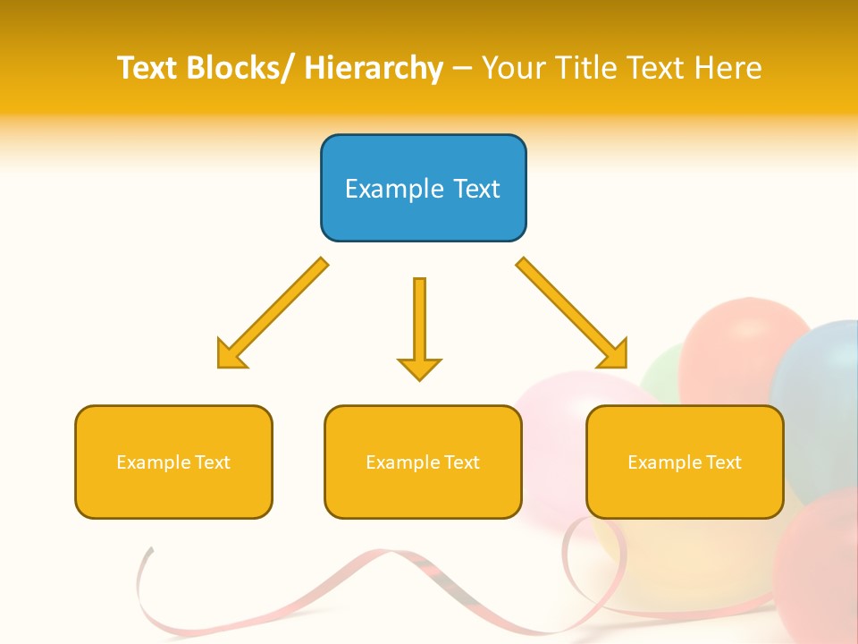 Plenty Of Colorful Balloons On A White Background PowerPoint Template
