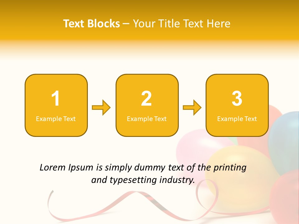 Plenty Of Colorful Balloons On A White Background PowerPoint Template