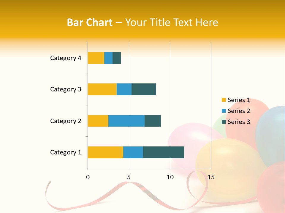 Plenty Of Colorful Balloons On A White Background PowerPoint Template