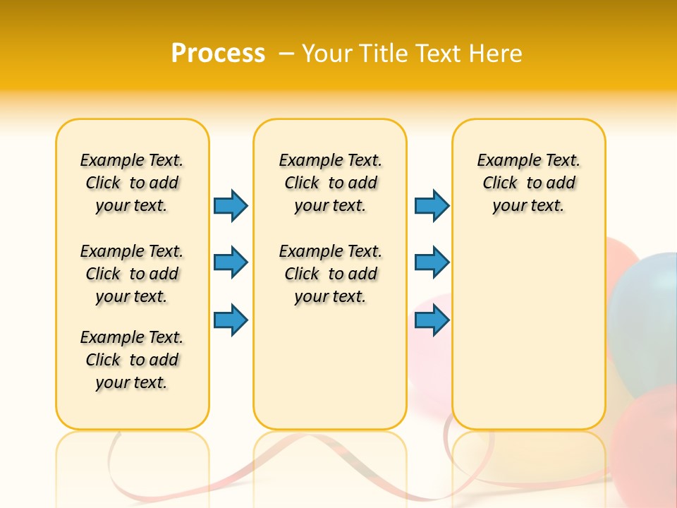 Plenty Of Colorful Balloons On A White Background PowerPoint Template