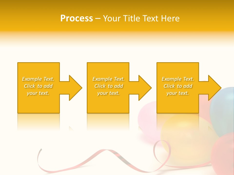 Plenty Of Colorful Balloons On A White Background PowerPoint Template