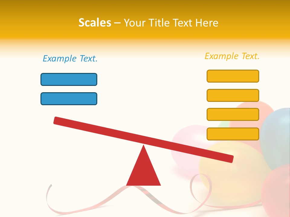 Plenty Of Colorful Balloons On A White Background PowerPoint Template