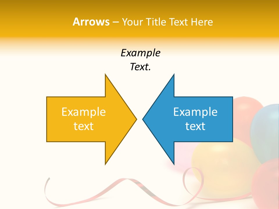 Plenty Of Colorful Balloons On A White Background PowerPoint Template