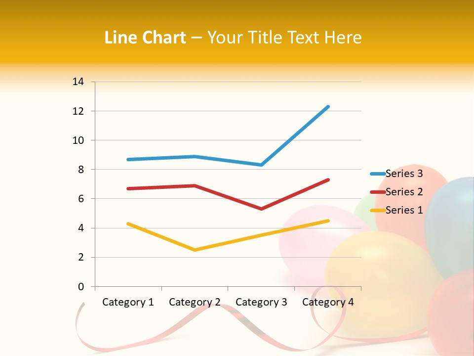 Plenty Of Colorful Balloons On A White Background PowerPoint Template