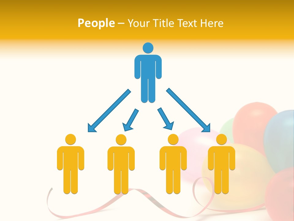 Plenty Of Colorful Balloons On A White Background PowerPoint Template