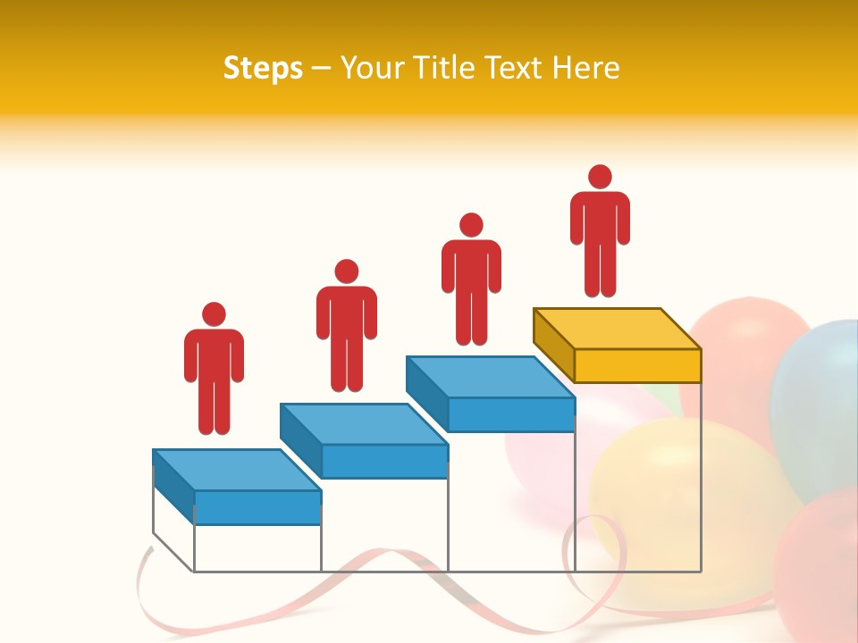 Plenty Of Colorful Balloons On A White Background PowerPoint Template