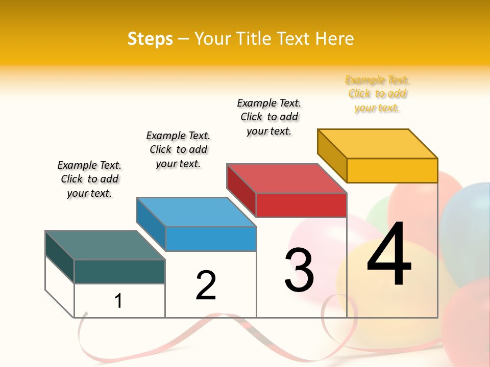 Plenty Of Colorful Balloons On A White Background PowerPoint Template