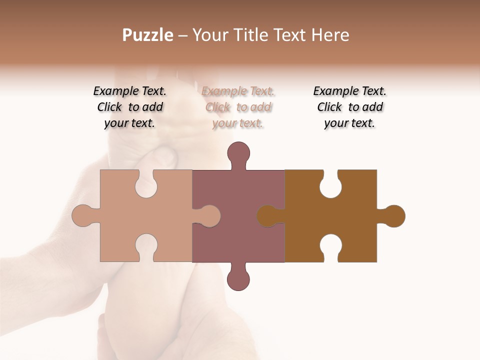 A Person Holding The Foot Of Another Person PowerPoint Template