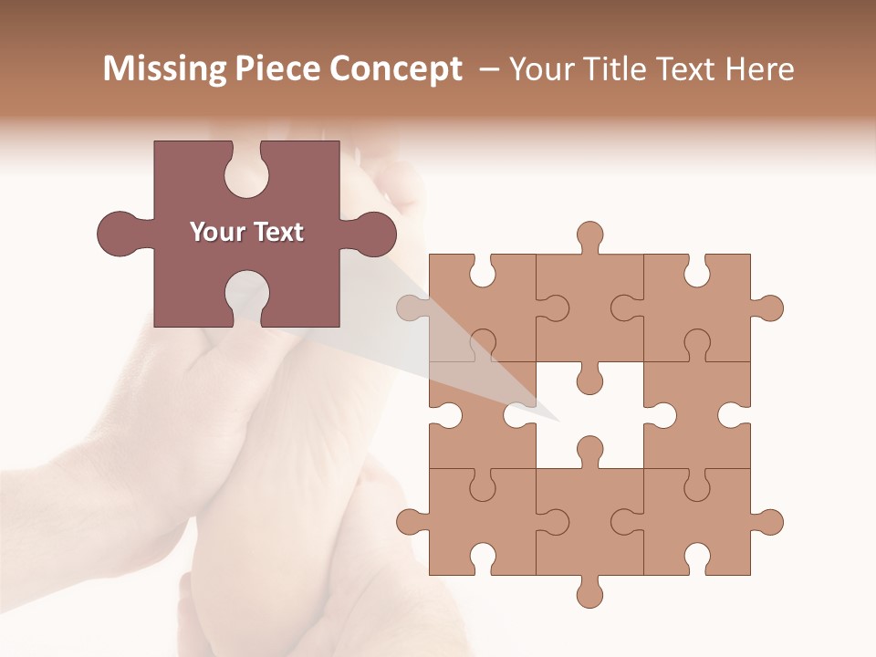 A Person Holding The Foot Of Another Person PowerPoint Template