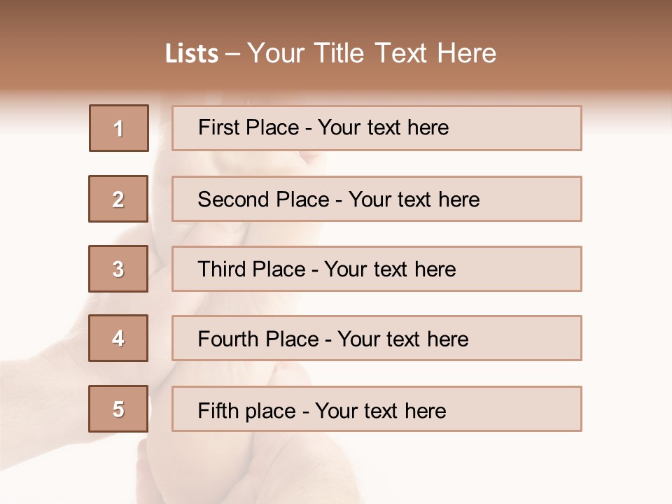 A Person Holding The Foot Of Another Person PowerPoint Template
