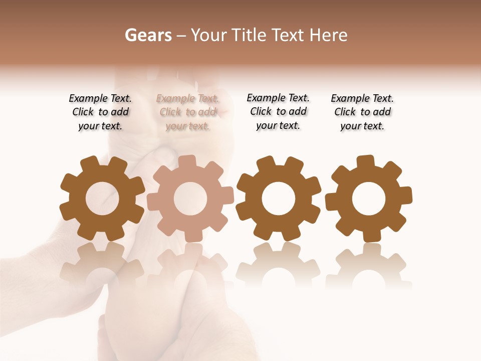 A Person Holding The Foot Of Another Person PowerPoint Template