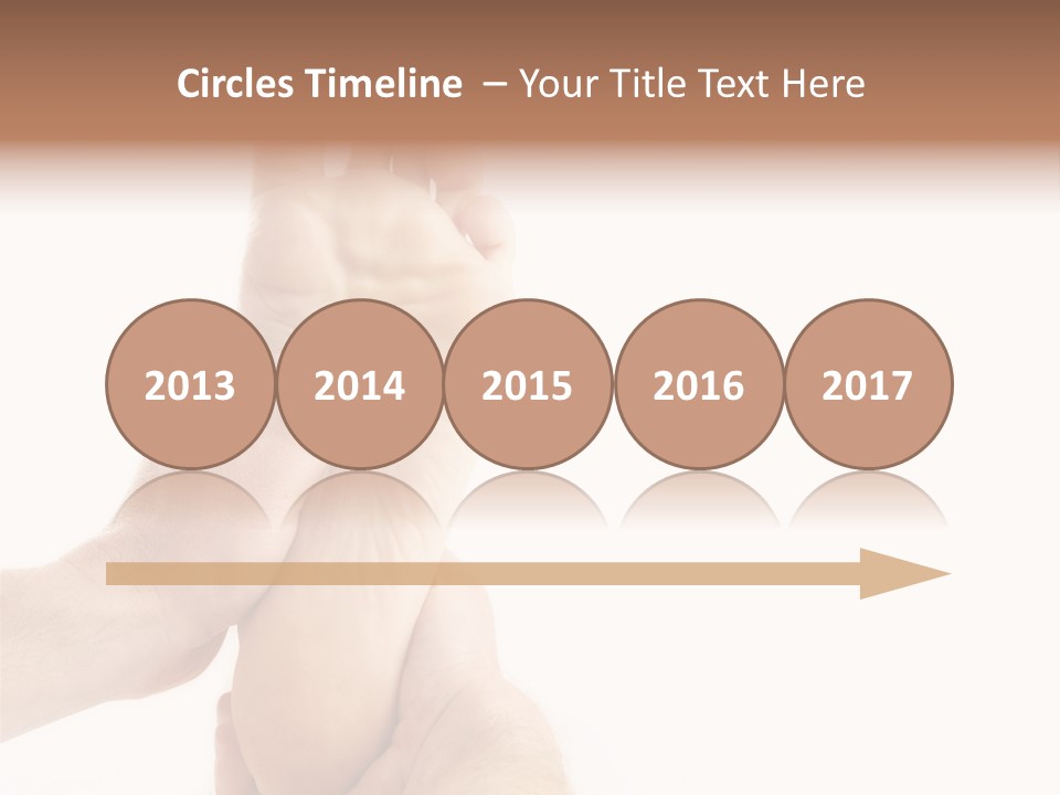 A Person Holding The Foot Of Another Person PowerPoint Template