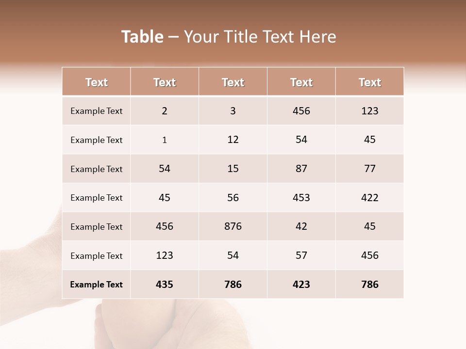 A Person Holding The Foot Of Another Person PowerPoint Template