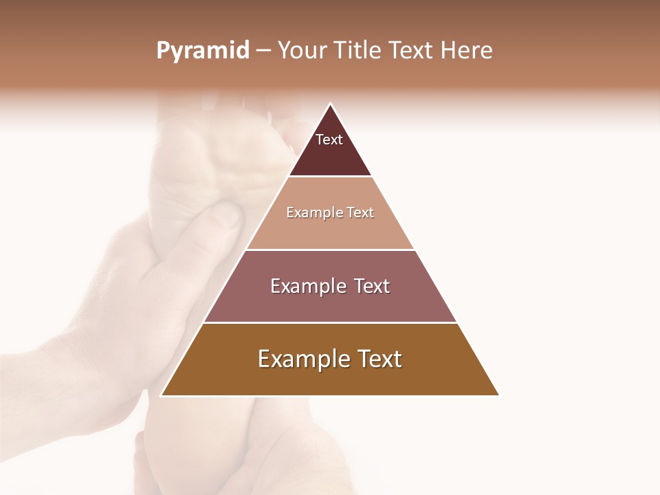 A Person Holding The Foot Of Another Person PowerPoint Template