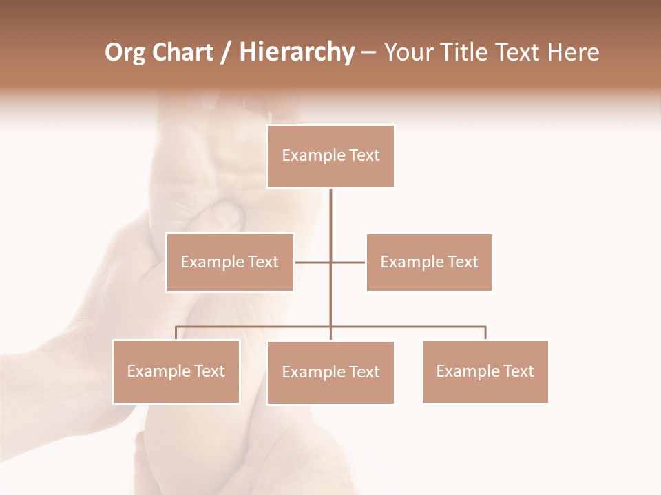 A Person Holding The Foot Of Another Person PowerPoint Template