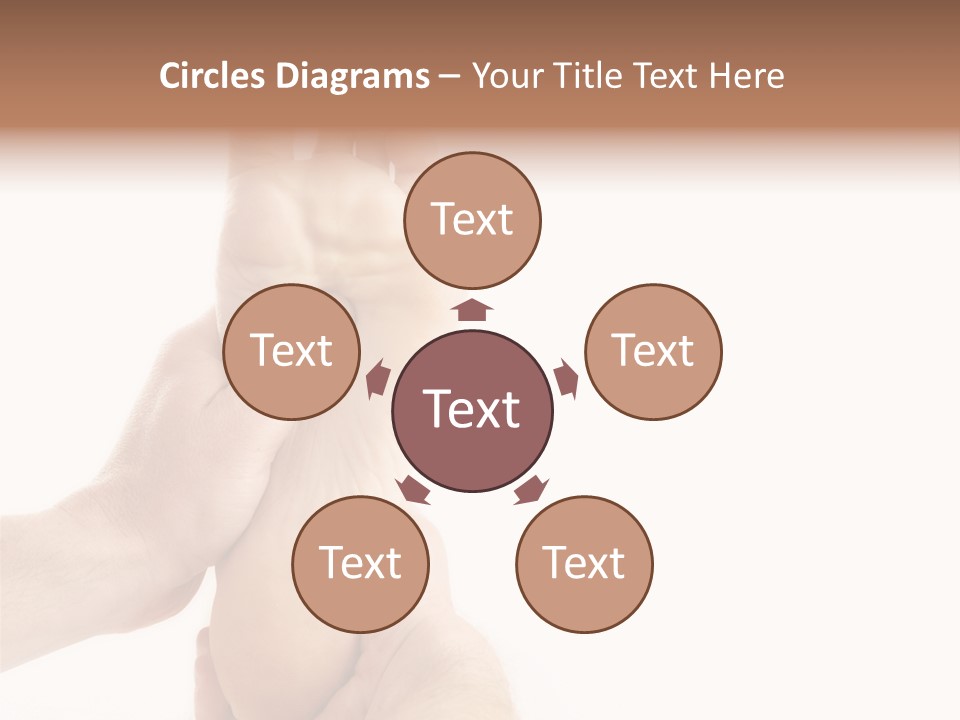 A Person Holding The Foot Of Another Person PowerPoint Template