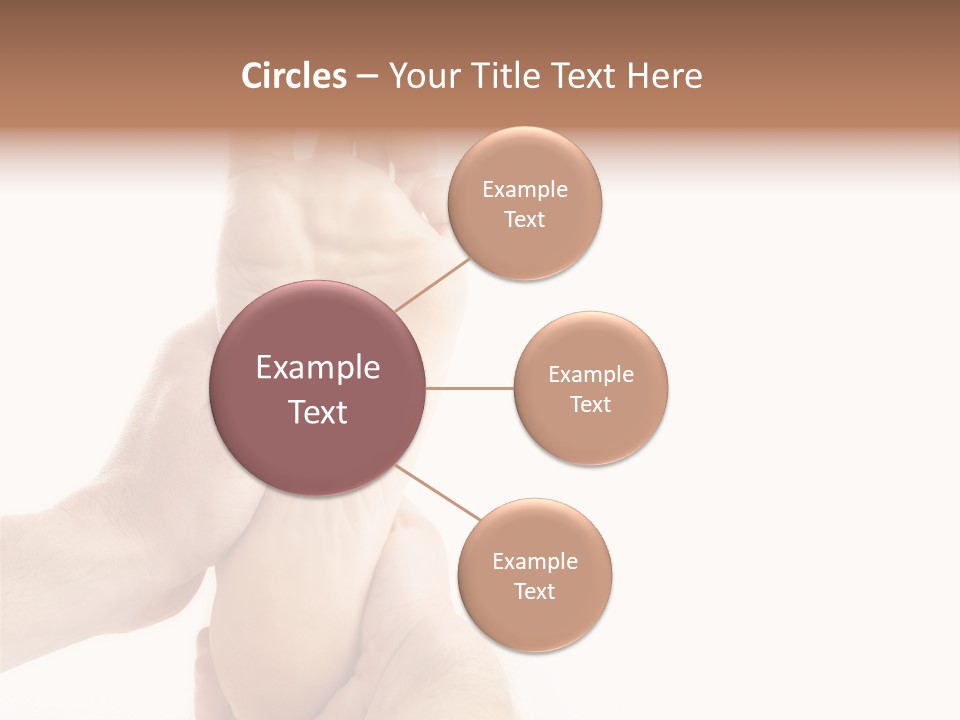 A Person Holding The Foot Of Another Person PowerPoint Template