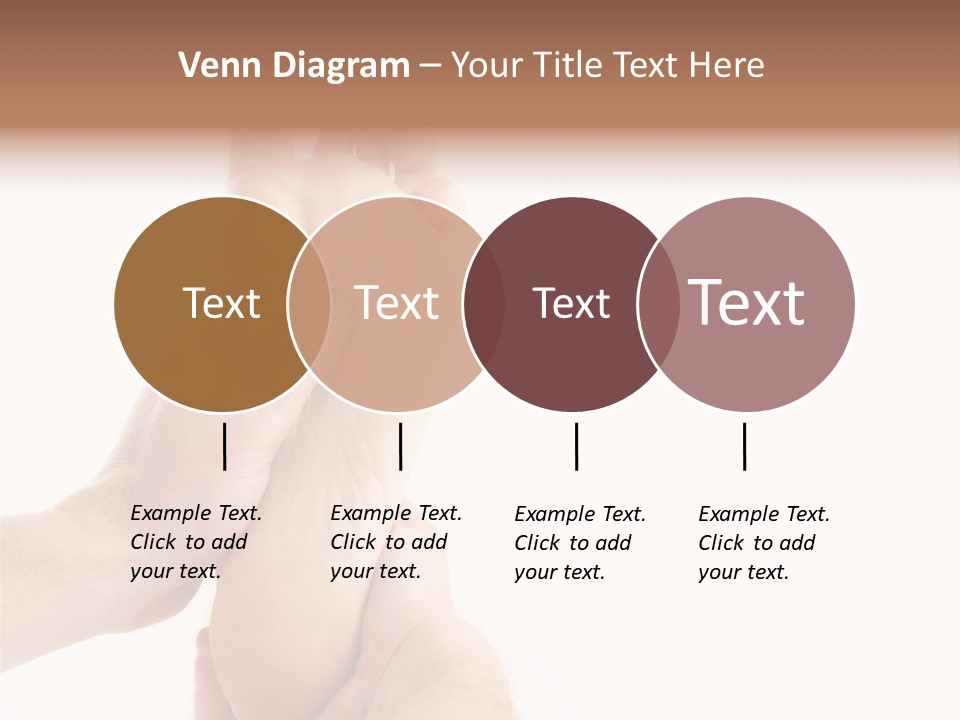 A Person Holding The Foot Of Another Person PowerPoint Template