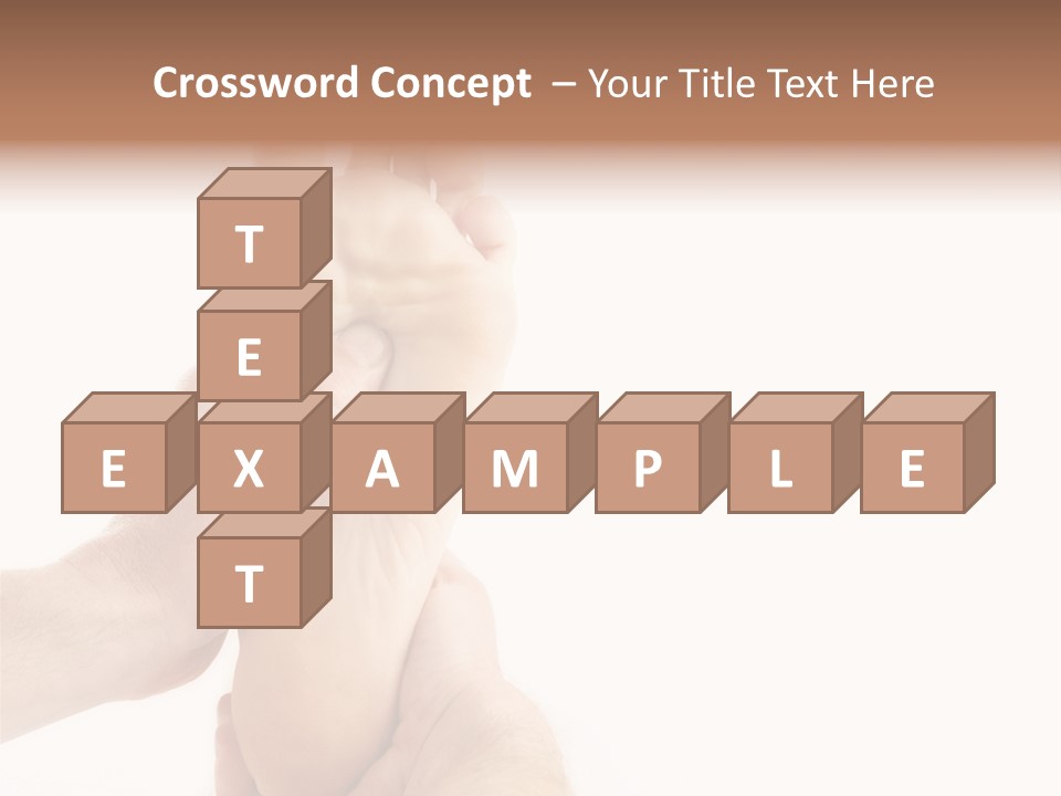 A Person Holding The Foot Of Another Person PowerPoint Template