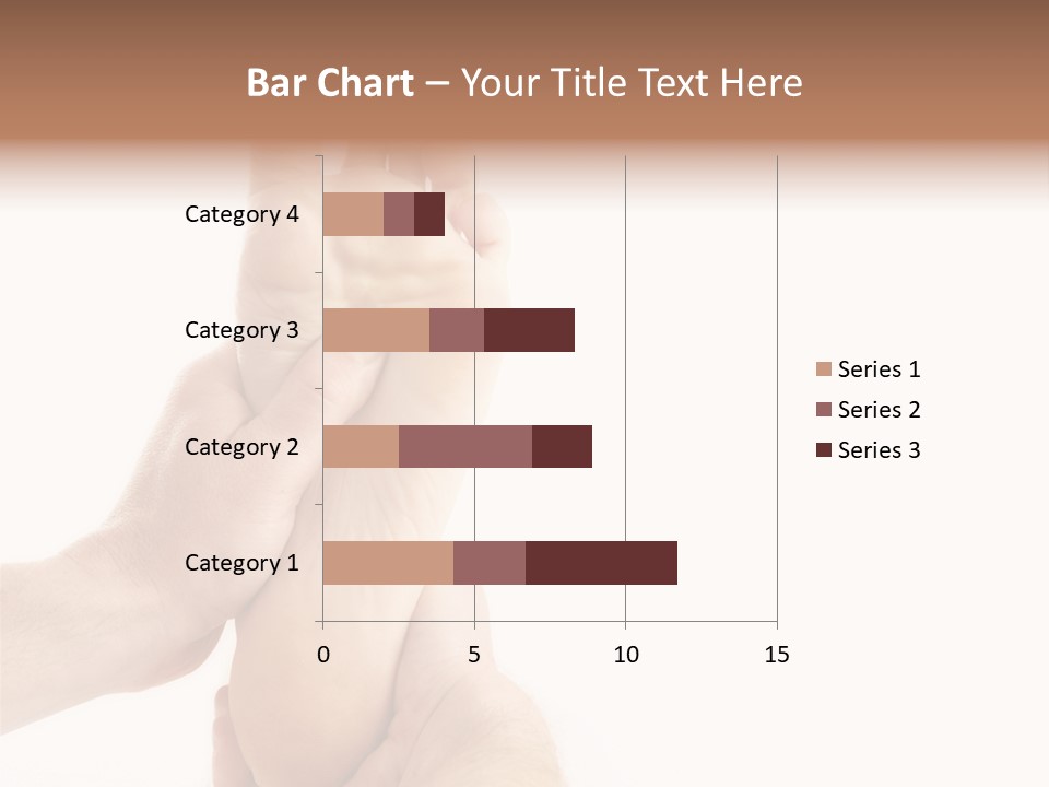 A Person Holding The Foot Of Another Person PowerPoint Template
