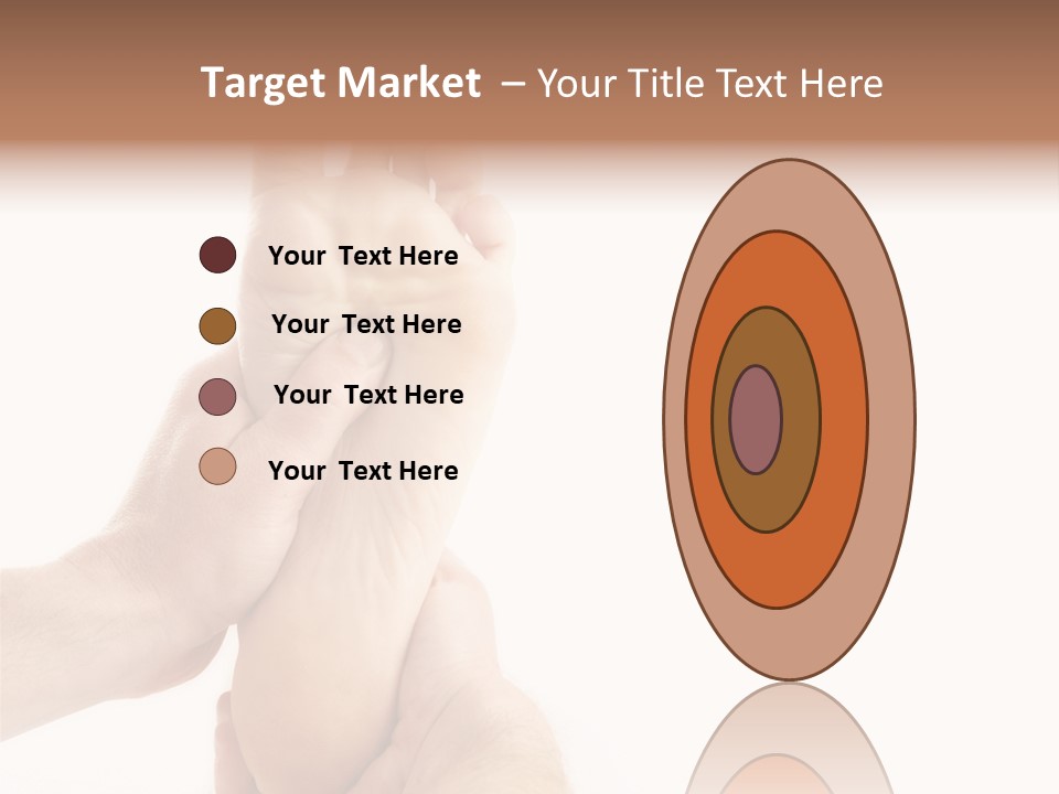 A Person Holding The Foot Of Another Person PowerPoint Template